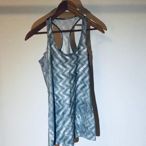 Lululemon Racerback Grey and white